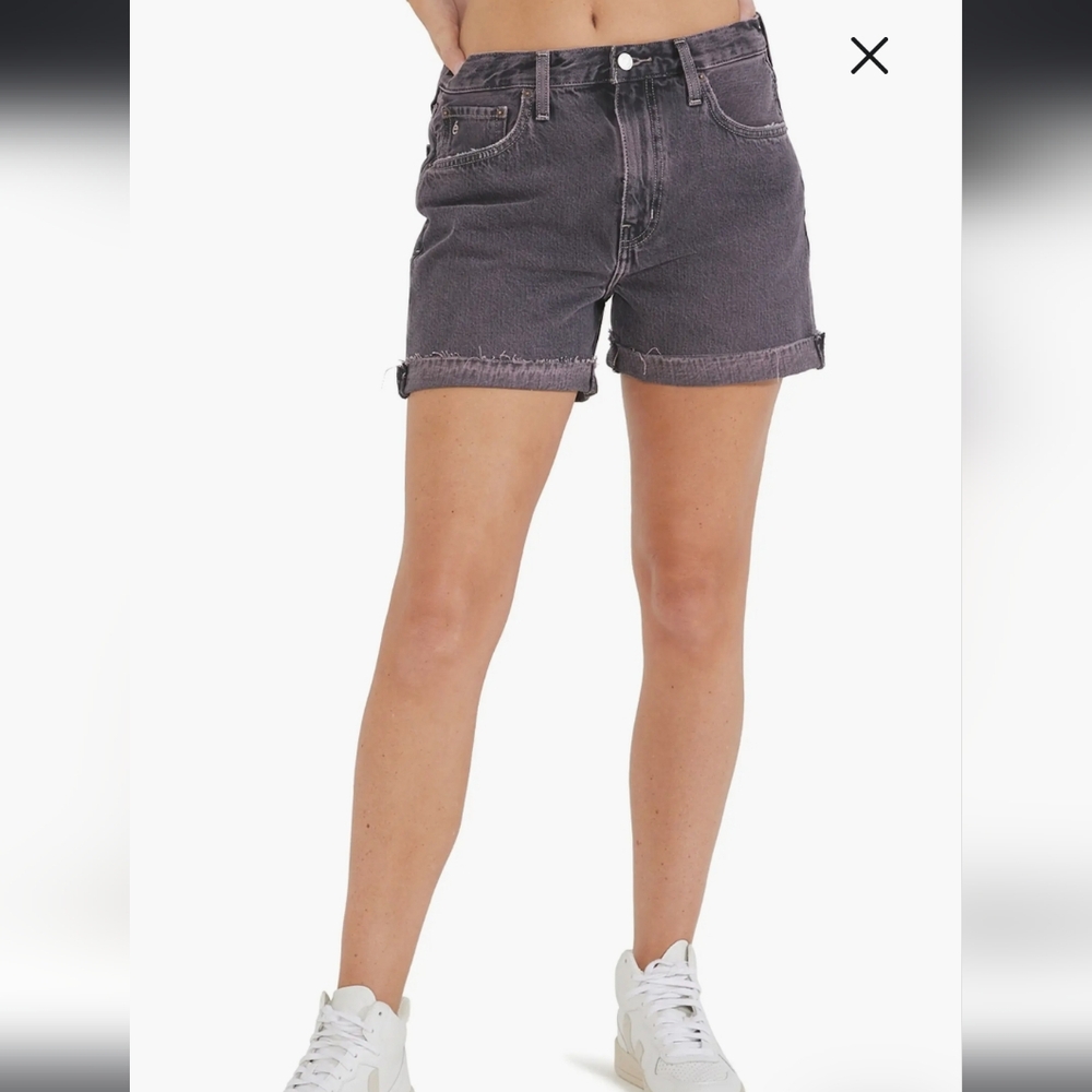 NWT ÉTICA Skylar Cuffed Denim Shorts EARTH WASH, Size 27